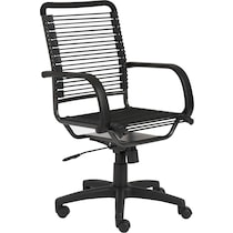 suze black office chair   
