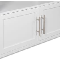 swanson white kitchen cart   