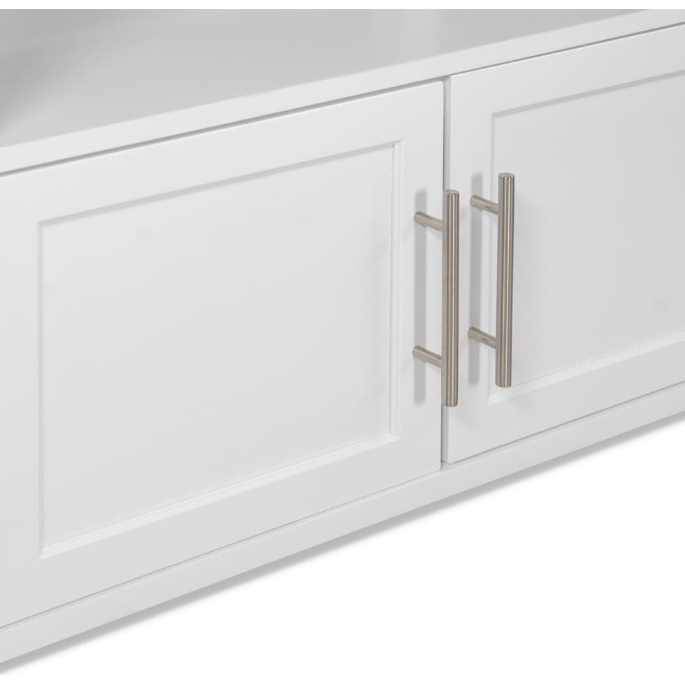 swanson white kitchen cart   