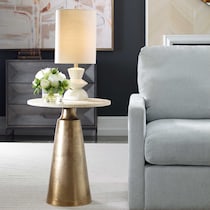 sweden gold accent table   