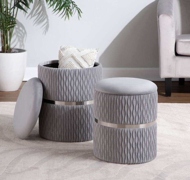 Swift Set of 2 Nesting Ottomans Value City Furniture