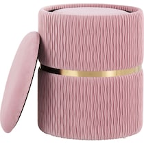 swift gold pink ottoman   