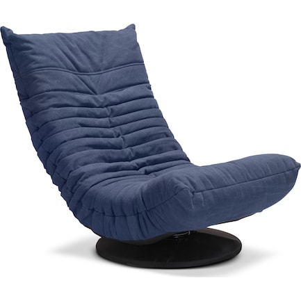 Swivel Gaming Chair - Blue
