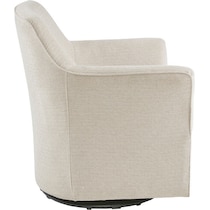 sycamore white accent chair   