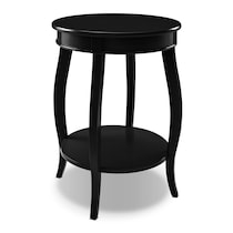 sydney black side table   