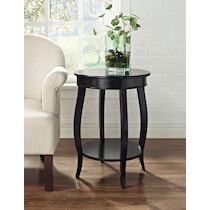 sydney black side table   