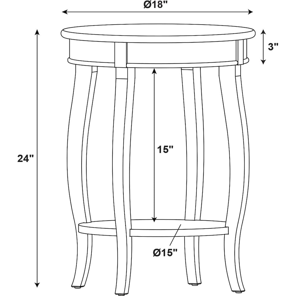 Sydney Accent Table Value City Furniture