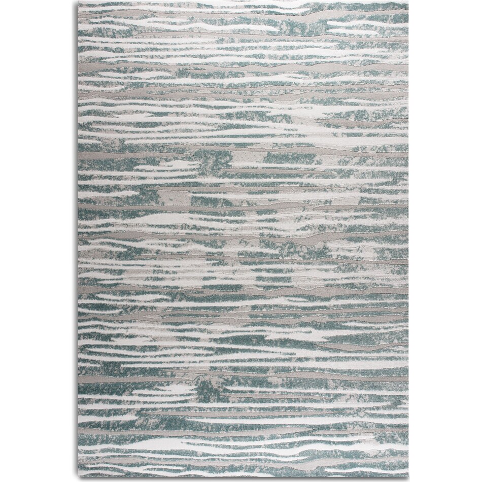 tabby blue and gray area rug ' x '   