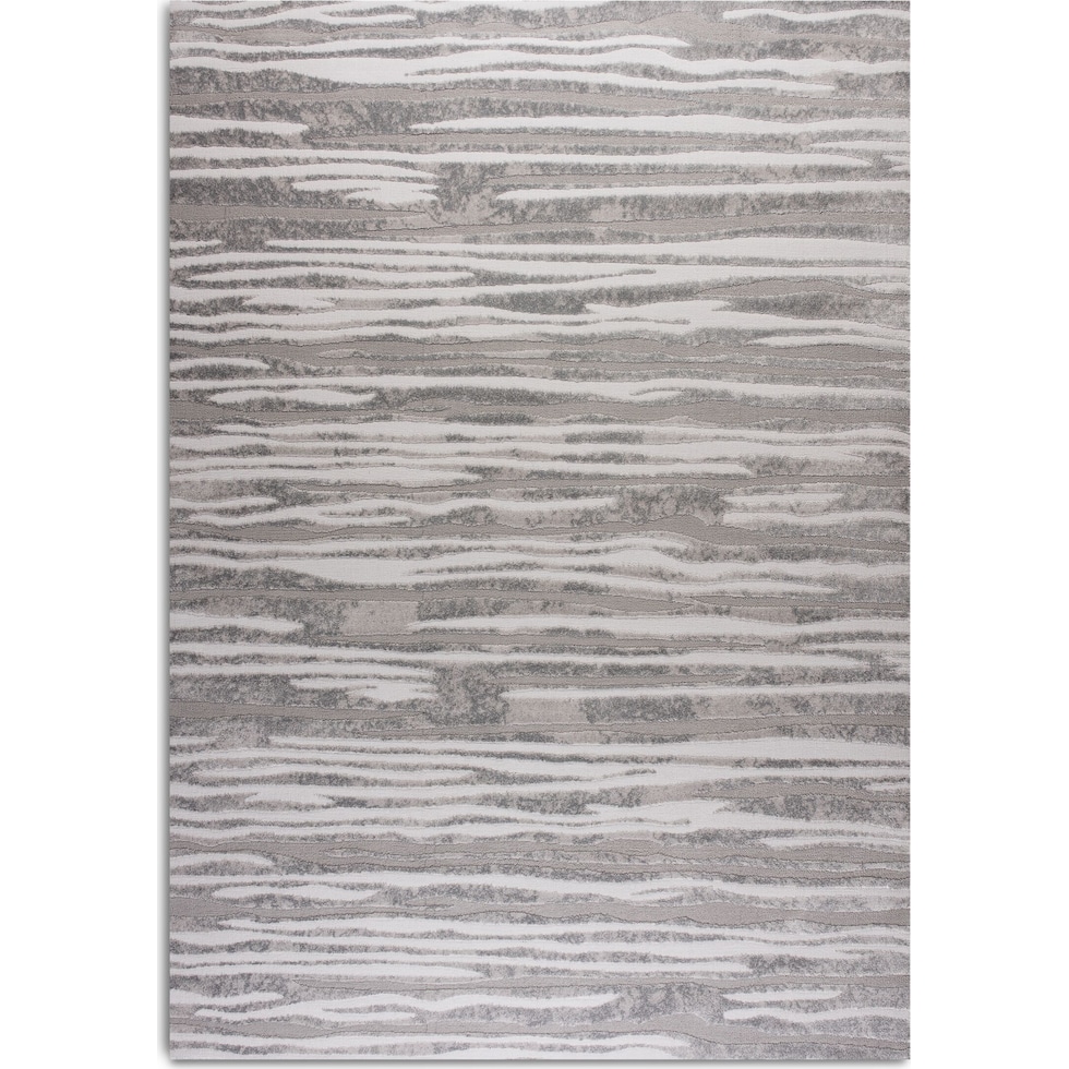 tabby gray area rug  x    