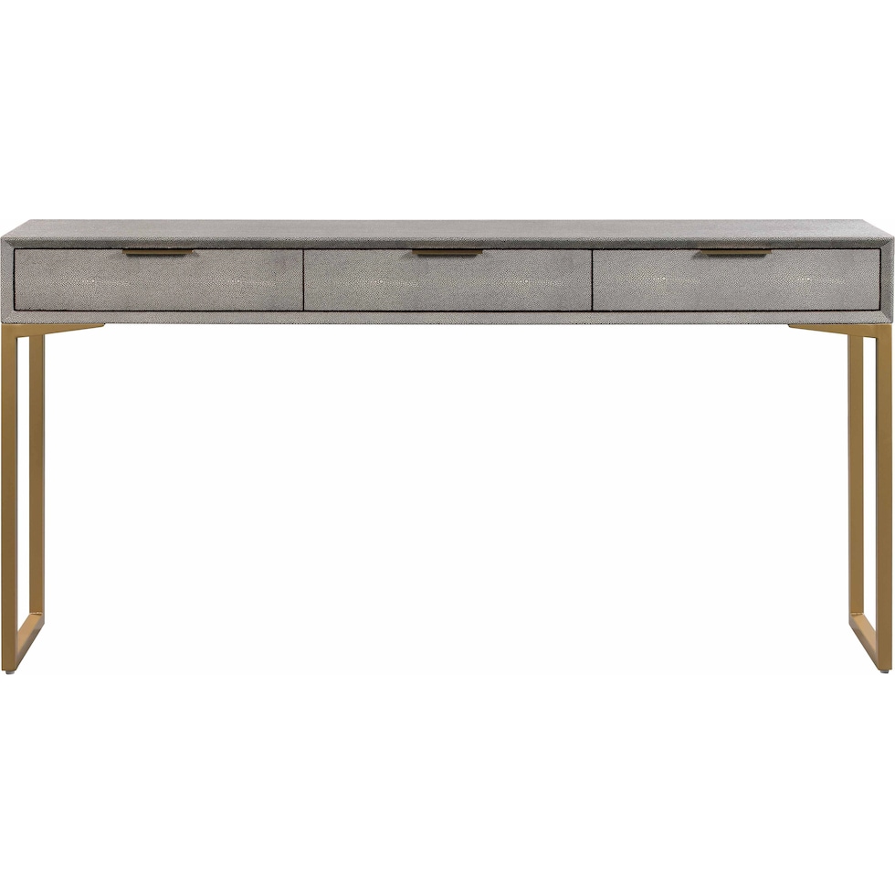 tachi gray console table   