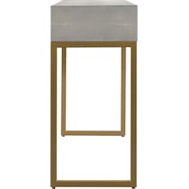 tachi gray console table   