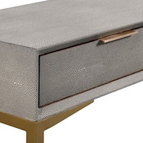 tachi gray console table   