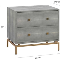 tachi gray nightstand   