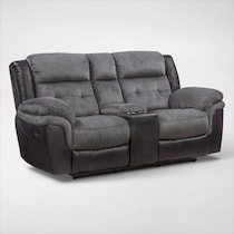 tacoma manual black loveseat   