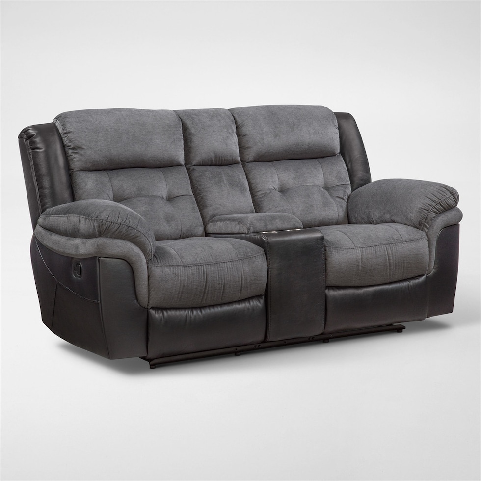 tacoma manual black loveseat   