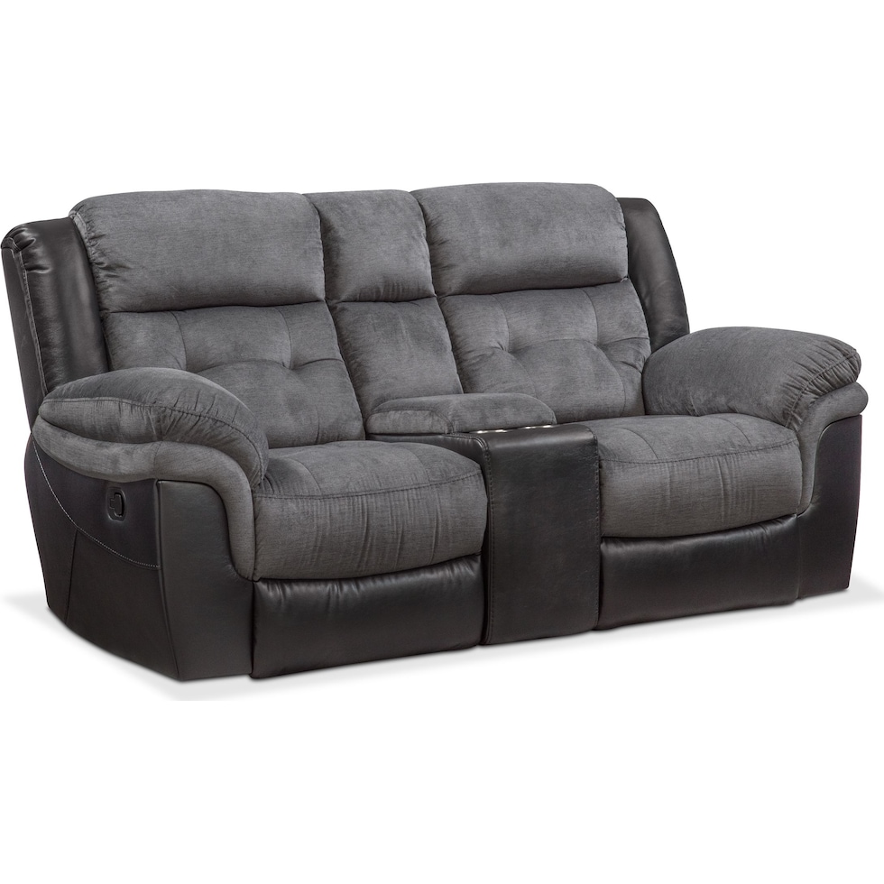 tacoma manual black loveseat   