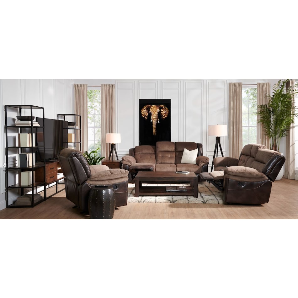 tacoma manual dark brown  pc living room   