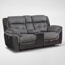 tacoma power black loveseat   