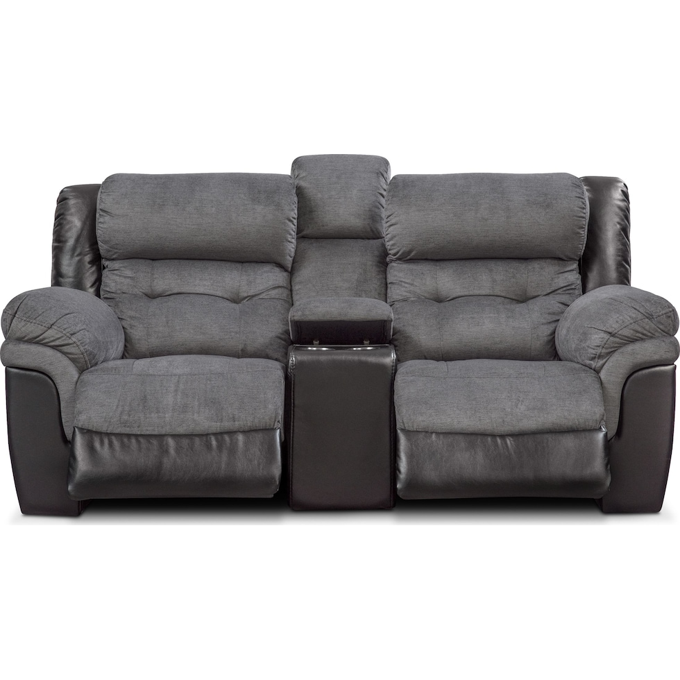 tacoma power black loveseat   