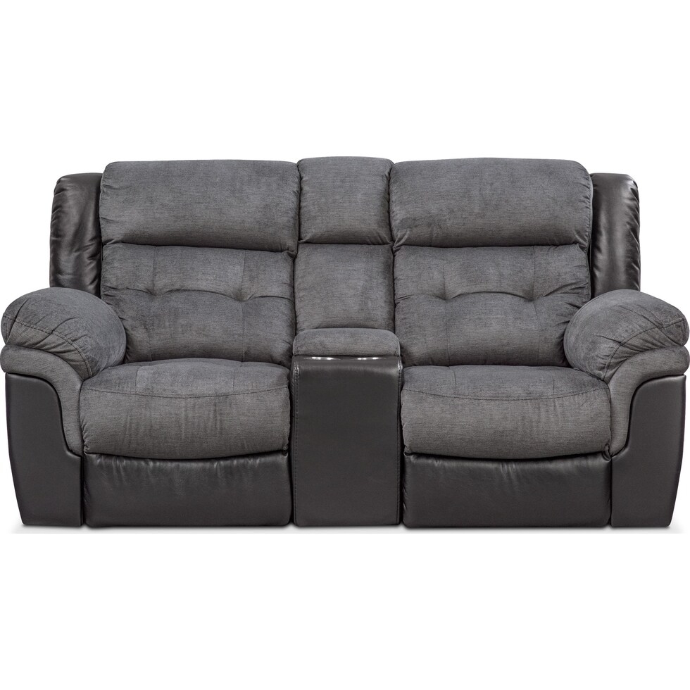 tacoma power black loveseat   