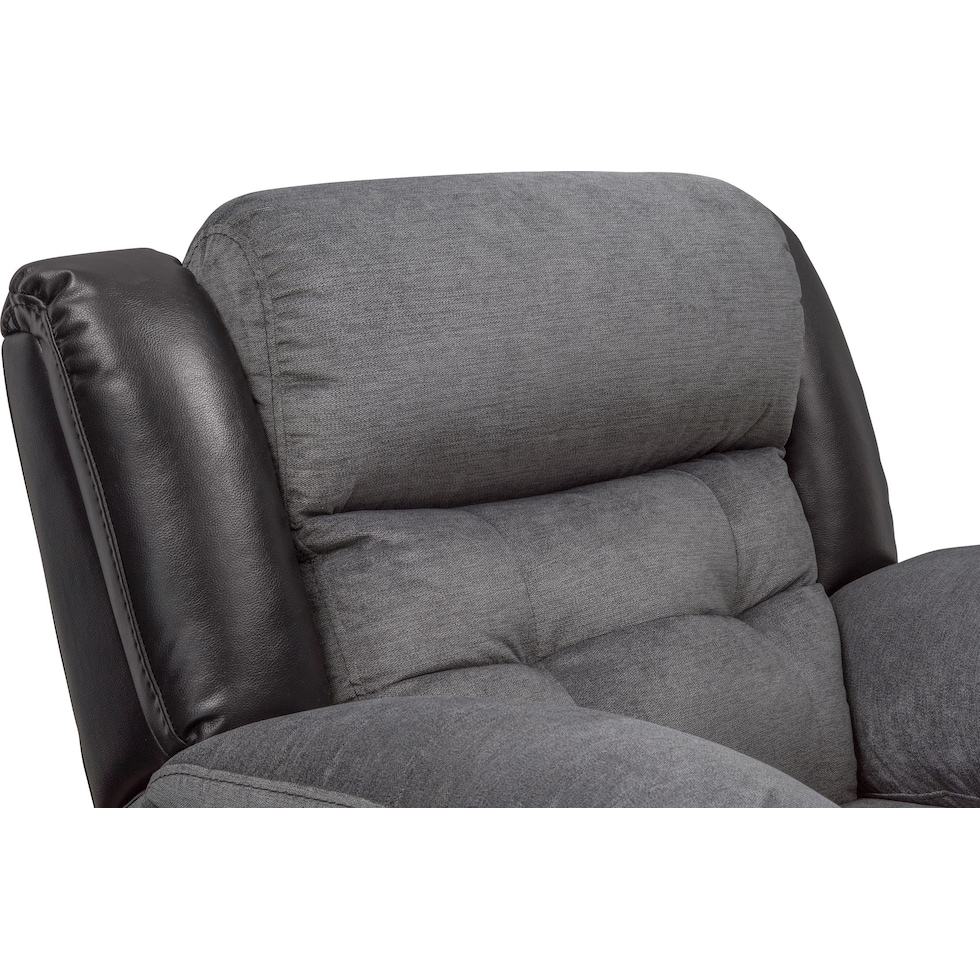 tacoma power black recliner   