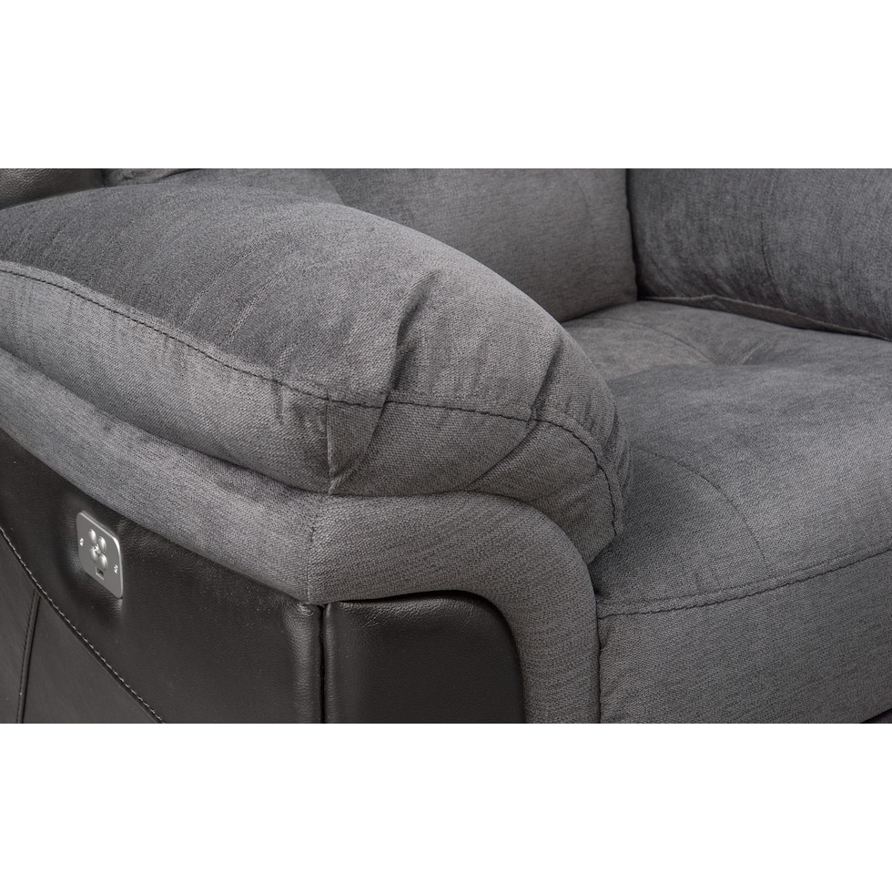 tacoma power black recliner   