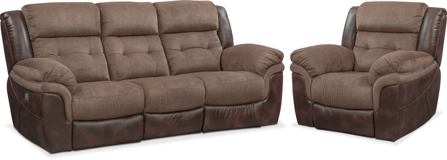 value city double recliners