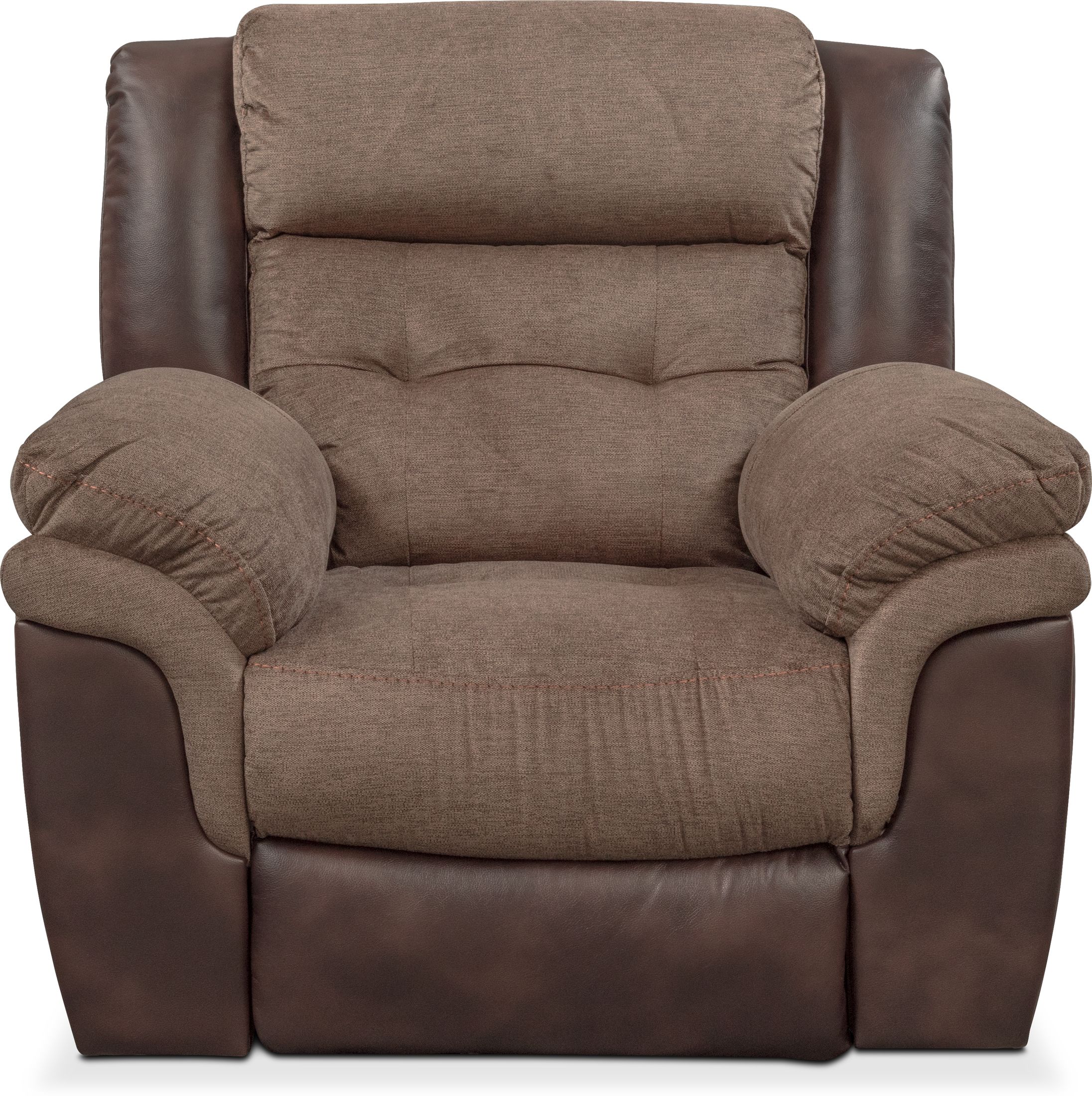 Tacoma Dual Power Recliner Brown Value City Furniture   Tacoma Power Dark Brown Power Recliner 1881892 572325 