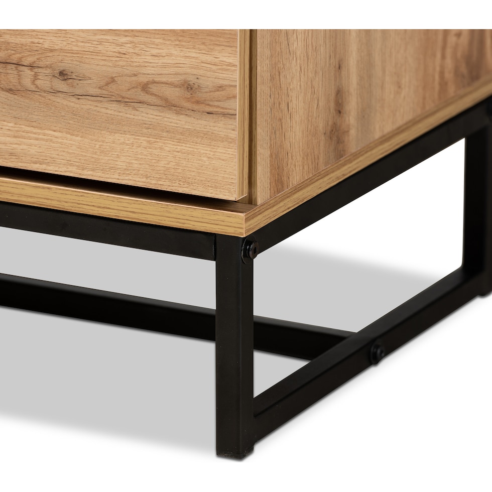 tahni oak black chest   