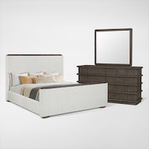 tahoe bedroom dark brown  pc king bedroom   