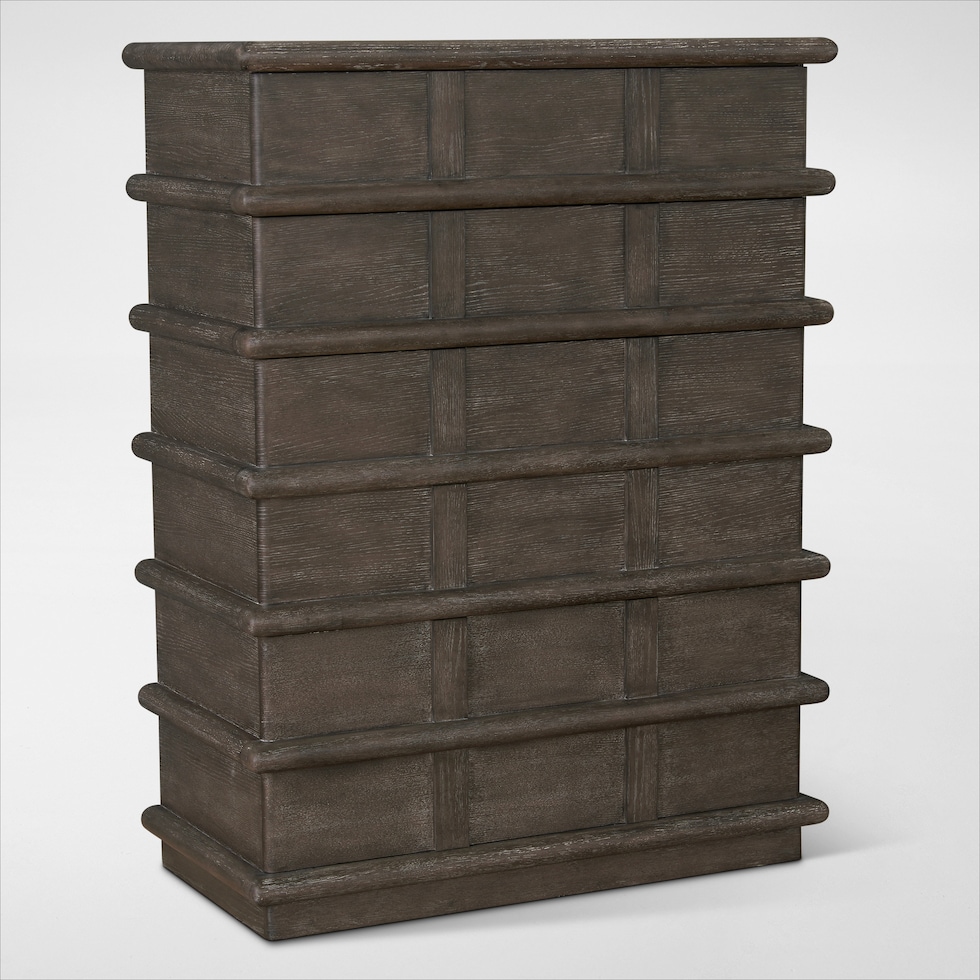 tahoe bedroom dark brown chest   