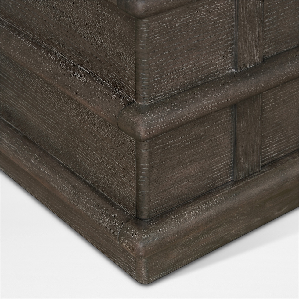 tahoe bedroom dark brown chest   