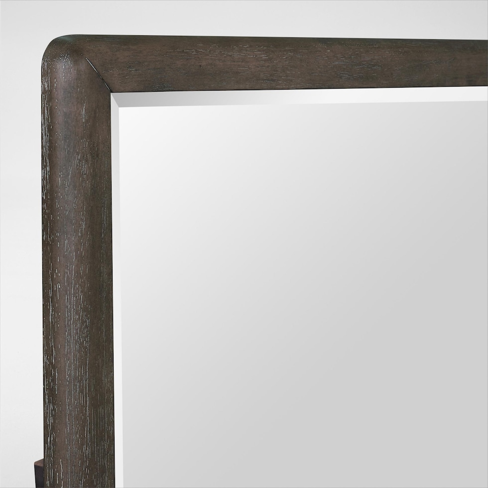 tahoe bedroom dark brown dresser and mirror   