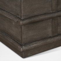 tahoe bedroom dark brown dresser and mirror   