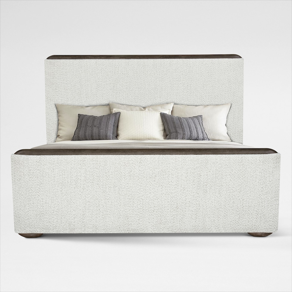 tahoe bedroom dark brown king bed   