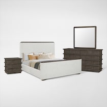 tahoe bedroom dark brown nightstand   