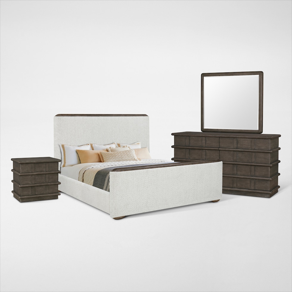 tahoe bedroom dark brown nightstand   