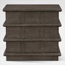 tahoe bedroom dark brown nightstand   