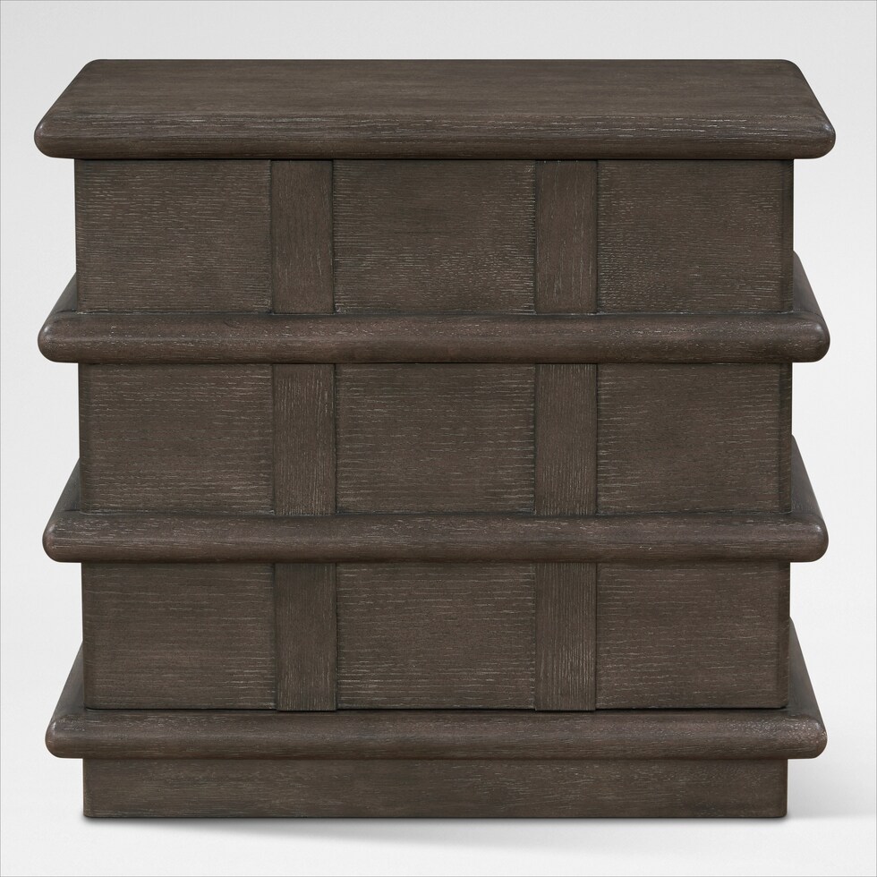 tahoe bedroom dark brown nightstand   