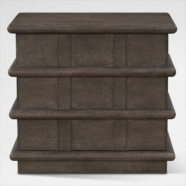 Tahoe Nightstand with USB Charging - Brown