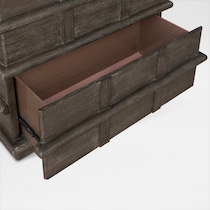 tahoe bedroom dark brown nightstand   