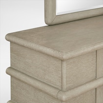 tahoe bedroom light brown dresser and mirror   