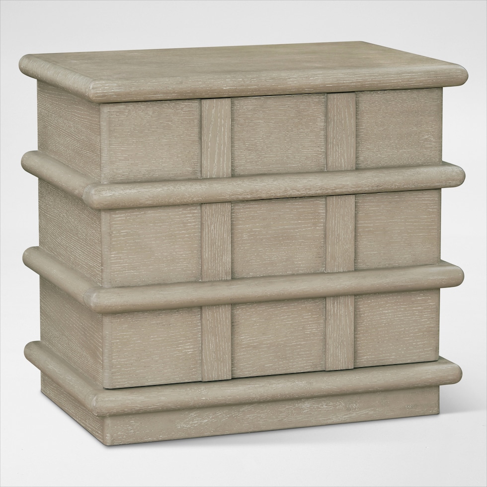 tahoe bedroom light brown nightstand   
