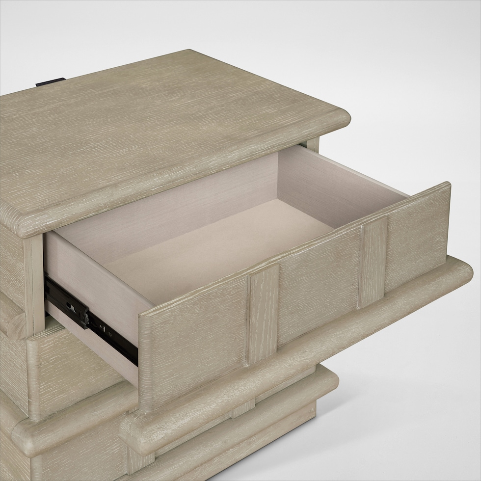 tahoe bedroom light brown nightstand   