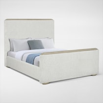 tahoe bedroom light brown queen bed   