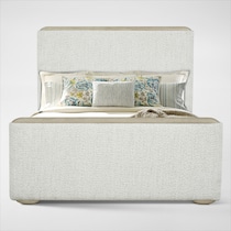 tahoe bedroom light brown queen bed   