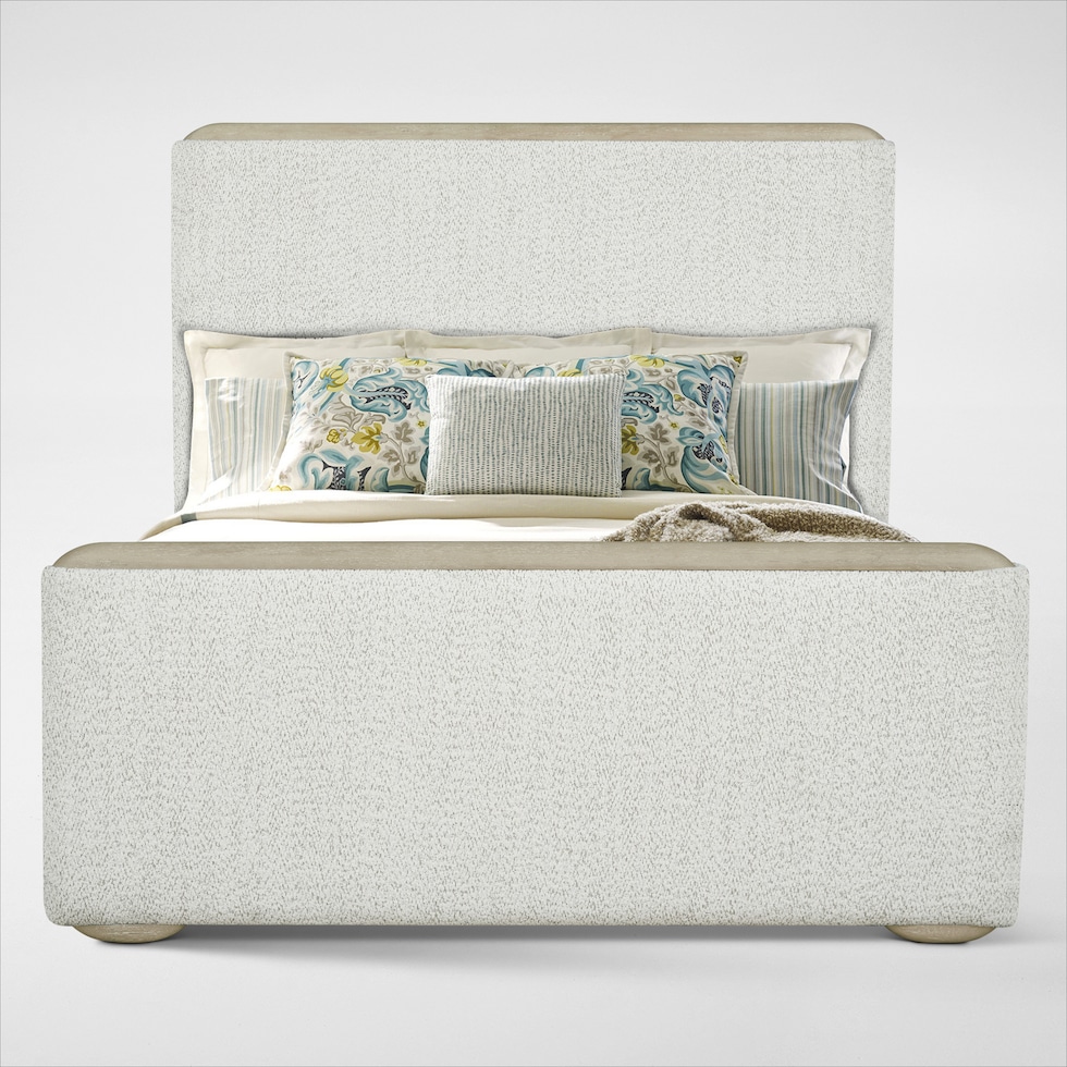 tahoe bedroom light brown queen bed   