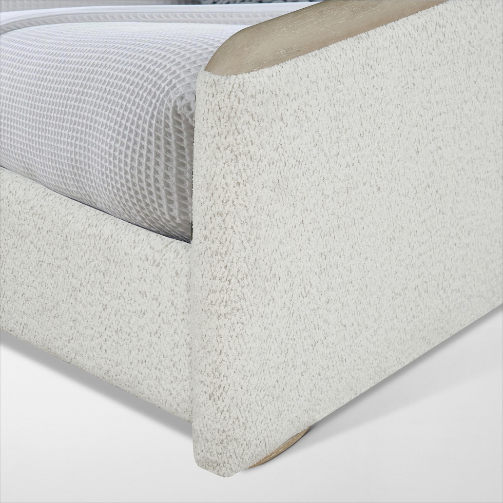 tahoe bedroom light brown queen bed   