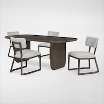 tahoe dining brown  pc dining room   