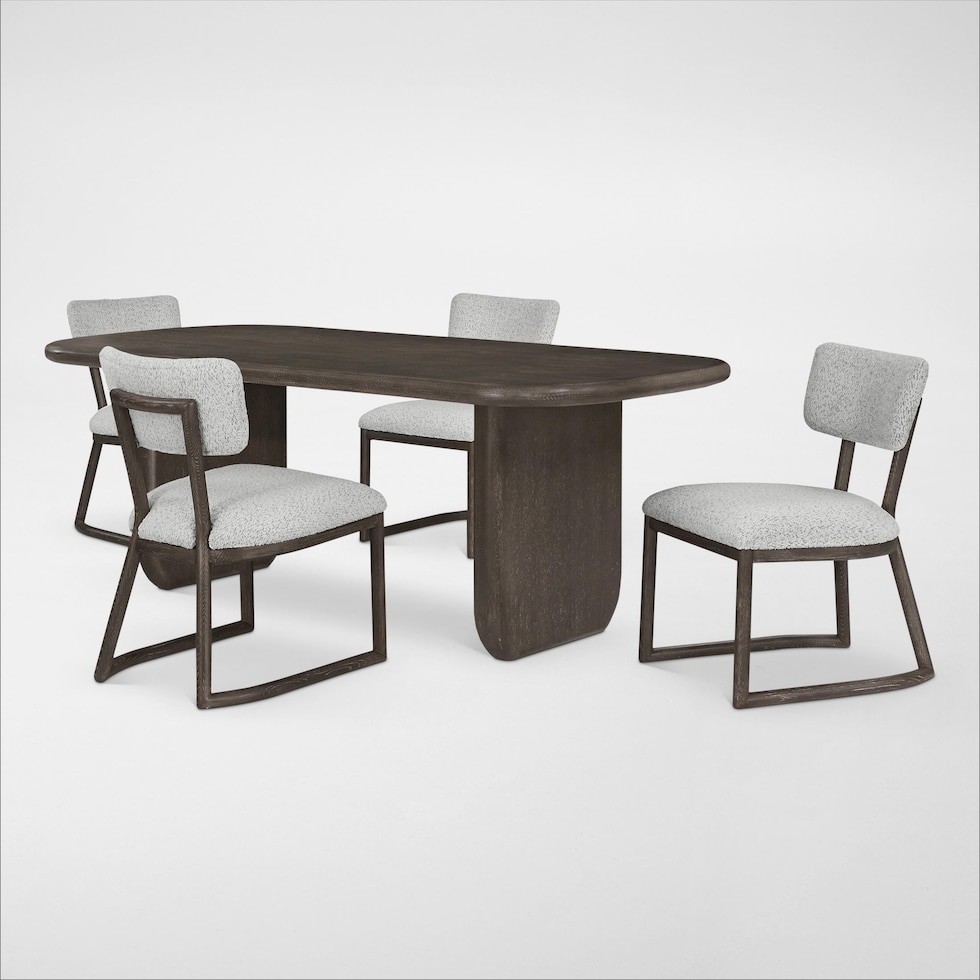 tahoe dining brown  pc dining room   
